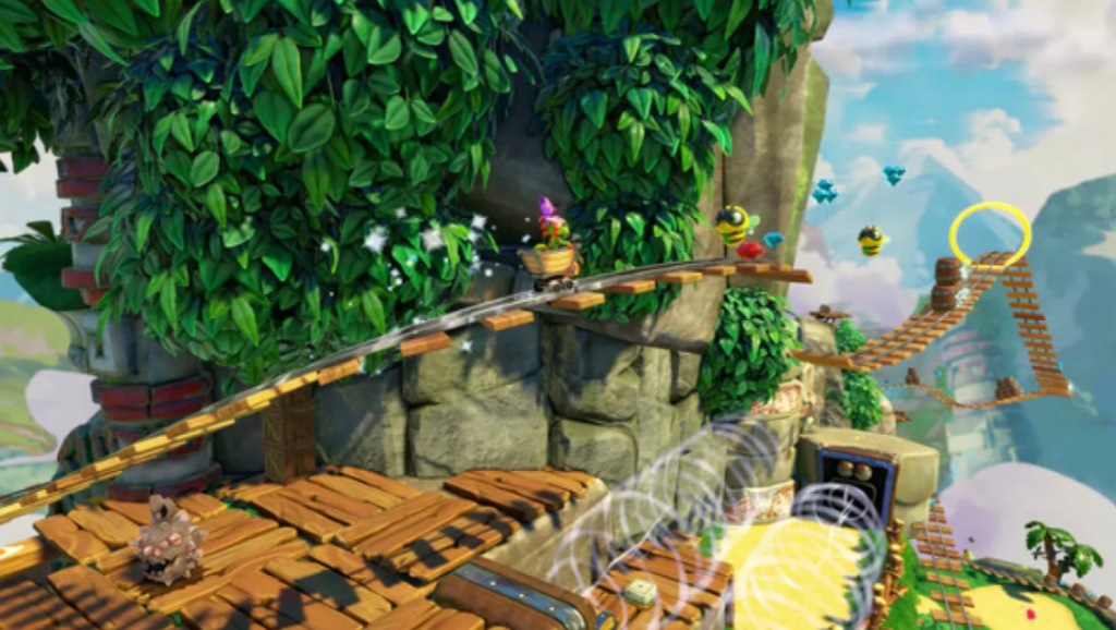 动作游戏《尤卡莱莉:回归》一次精心雕琢的复古平台盛宴-艾尤社